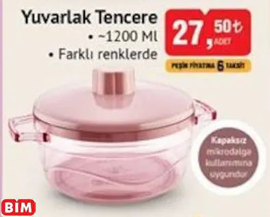 YUVARLAK TENCERE YUVARLAK TENCERE